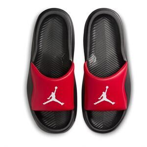 Nike Jordan Franchise Slide Sandals Synthetic Leather HF3263-600 Men's US 12 Red
